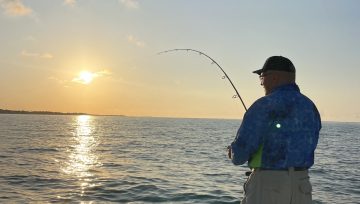 Sunset Tarpon Fishing